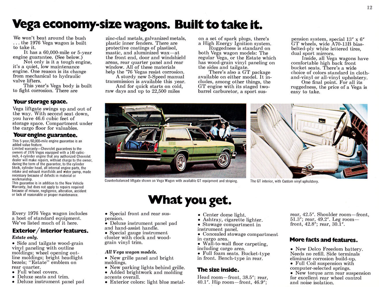 1976 Chevrolet Wagons Brochure Page 16
